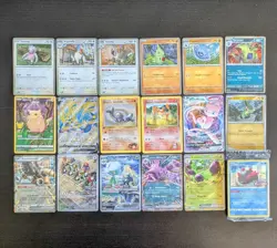 17 CARD LOT VINTAGE 1ST EDITION AND MODERN POKEMON CARDS ONE SEALED - Image 1