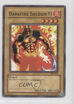 Darkfire Soldier #1 Unlimited YuGiOh Pharaoh's Servant #PSV-043 2002 12ka - Image 1