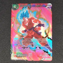 Dragon Ball Super Card Game: SSB Kaio-Ken Son Goku, Might's Calling BT16-050 SR - Image 1