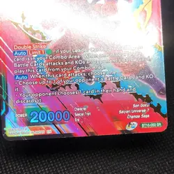 Dragon Ball Super Card Game: SSB Kaio-Ken Son Goku, Might's Calling BT16-050 SR - Image 3