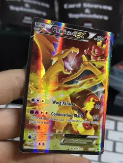 #3 Charizard EX XY121 Black Star Promo 2016 Full Art Holo Pokemon Card TCG - Image 5