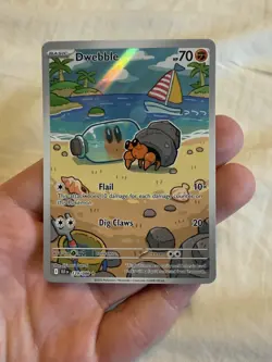 Pokemon TCG Dwebble 129/086 2025 Black Bolt Illustration Rare Card - NM - Image 1