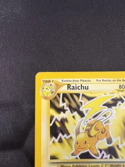 Pokemon TCG Raichu Neo Revelation Card 21/64 Unlimited Rare Vintage LP - Image 4