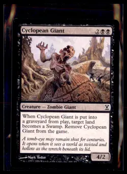 Magic: The Gathering Cyclopean Giant Time Spiral 4 Card Lot - Image 1