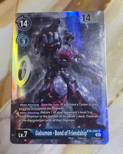 Digimon Card Game Gabumon-Bond of Friendship BT6-030 SR - Image 1