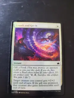 FOIL Crumb and Get It Bloomburrow - MTG Magic the Gathering Card - Image 1