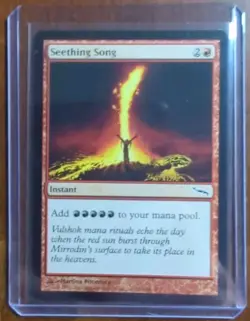 MTG - Seething Song - Mirrodin - NM - Never played - Image 1