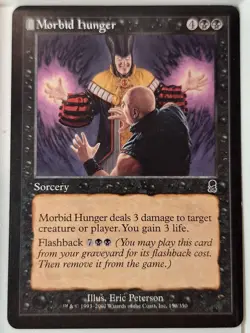 Morbid Hunger - Odyssey - Magic the Gathering MTG Nice! - Image 1