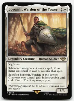 MTG Boromir, Warden of the Tower R Universes Beyond: The Lord of the Rings: Tale - Image 1