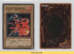 Flame Champion Unlimited YuGiOh Pharaoh's Servant #PSV-041 2002 READ 2u3 - Image 3