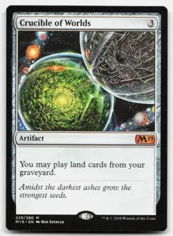 MTG Crucible of Worlds M Core Set 2019 229 LP - Image 1