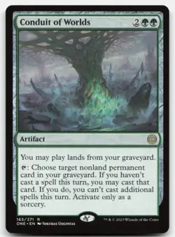 MTG Conduit of Worlds R Phyrexia: All Will Be One 163 LP - Image 1