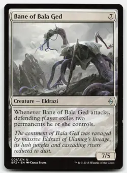 MTG Bane of Bala Ged U Battle for Zendikar 1 LP - Image 1