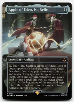MTG Apple of Eden, Isu Relic (Borderless) Foil M Universes Beyond: Assassin's Cr - Image 1