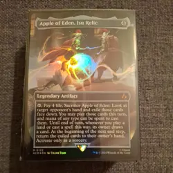 MTG Apple of Eden, Isu Relic (Borderless) Foil M Universes Beyond: Assassin's Cr - Image 1