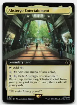 MTG Abstergo Entertainment (Extended Art) Foil R Universes Beyond: Assassin's Cr - Image 1