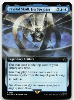 MTG Crystal Skull, Isu Spyglass (Extended Art) R Universes Beyond: Assassin's Cr - Image 1