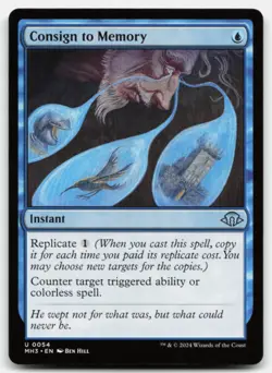 MTG Consign to Memory U Modern Horizons 3 54 LP - Image 1