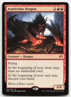 MTG Avaricious Dragon M Magic Origins 131 LP - Image 1