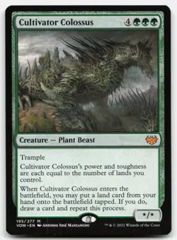 MTG Cultivator Colossus M Innistrad: Crimson Vow 195 LP - Image 1