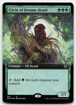 MTG Circle of Dreams Druid (Extended Art) R Adventures in the Forgotten Realms 3 - Image 1