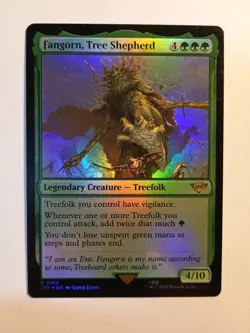 Fangorn Tree Shepherd Foil 0166 Mtg Magic The Gathering Rare LTR NM - Image 1