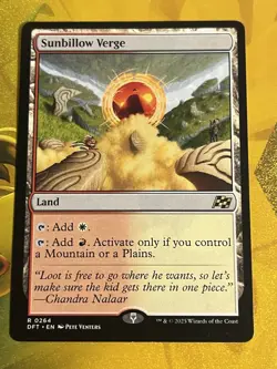 Sunbillow Verge MTG Aetherdrift Regular Fresh Pulled Pack Fresh!! - Image 1