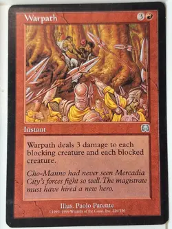 Warpath - (MP) Mercadian Masques - Magic the Gathering MTG - Image 1