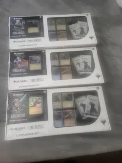 Magic The Gathering Final Fantasy Commander Kit Costco Bundle x3 -All 3 Kits MTG - Image 1