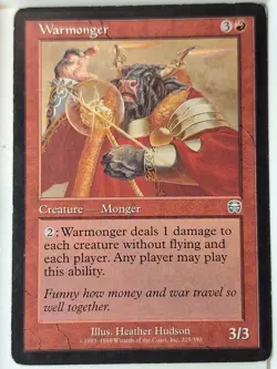 Warmonger - (MP) Mercadian Masques - Magic the Gathering MTG - Image 1