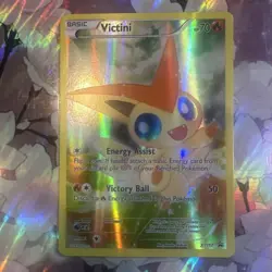 Victini XY117 Black Star Promo Pokemon Card XY Generations Full Art Holo - Image 1