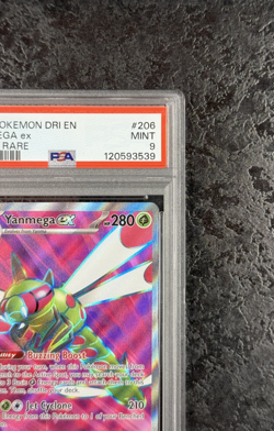 2025 POKEMON DRI EN YANIMEGA ex ULTRA RARE #206 MINT 💎 PSA 9 - Image 2