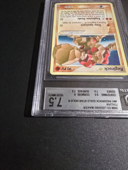 Carte Pokemon Regirock Gold Star 91/92 BGS 7.5 Bloc EX Createurs de legendes FR - Image 4