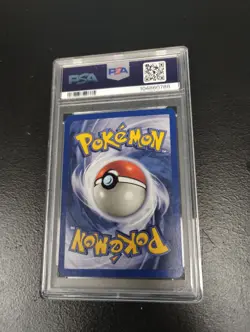 1999 POKEMON FOSSIL #4 DRAGONITE-HOLO PSA 8 - Image 2