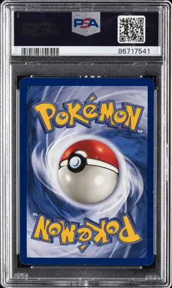 1999 POKEMON FOSSIL #4 DRAGONITE-HOLO PSA 8 - Image 2