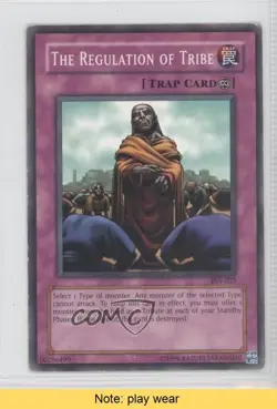 The Regulation of Tribe Unlimited YuGiOh Pharaoh's Servant #PSV-027 READ 1a1 - Image 1