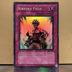 YuGiOh • Riryoku Field • LON-081 • Holo Super Rare • LP - Image 1