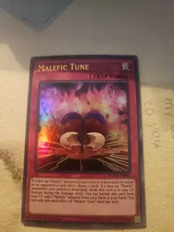 Yugioh Malefic Tune DUOV-EN046 1st Ed Ultra Rare (EX/NM) SK106 - Image 1