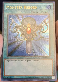 Yugioh Monster Reborn LOB-EN118 (25th Anniversary) Ultra Rare NM w/Tracking - Image 4