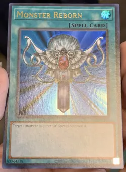 Yugioh Monster Reborn LOB-EN118 (25th Anniversary) Ultra Rare NM w/Tracking - Image 5