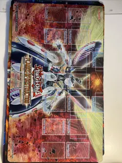 2017 Yugioh Flames of Destruction Sneak Peek Playmat Yugioh Playmat New - Image 1
