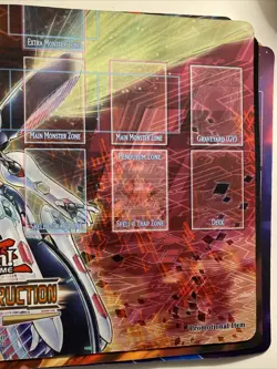 2017 Yugioh Flames of Destruction Sneak Peek Playmat Yugioh Playmat New - Image 4