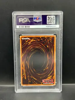 Yugioh PSA 9 MINT Legendary Magician of Dark WSUP-EN052 Secret Replica/1st #4361 - Image 2