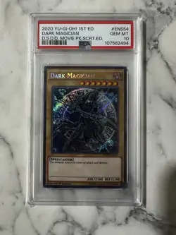 YuGiOh Dark Magician MVP1-ENS54 1st Edition Secret Rare PSA 10 - Image 1