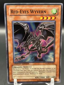 1x (LP) Red-Eyes Wyvern - ANPR-ENSE2 - Super Rare - Limited Edition YuGiOh - Image 2