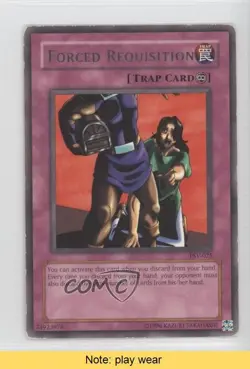 Forced Requisition (R) Unlimited YuGiOh Pharaoh's Servant #PSV-025 2002 READ 0j6 - Image 1