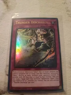 Thunder Discharge BLMR-EN101 Yugioh Near Mint or Better 1st Edition - Image 1