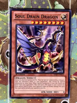 Yugioh Soul Drain Dragon SHSP-EN013 Single - Image 1