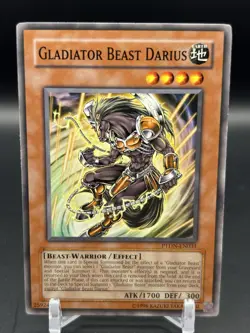 Gladiator Beast Darius - PTDN-EN031 - Common - Unlimited Edition YuGiOh! NM - Image 2