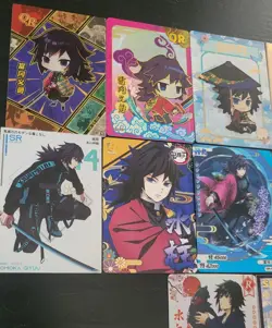 Giyu Tomioka Card Lot - Demon Slayer Anime CCG 15 Cards - Image 2